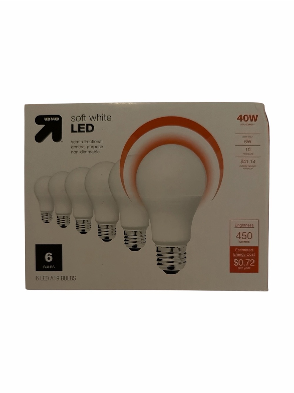 Soft White LED A19 Light Bulb